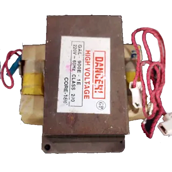 TRANSFORMADOR TRAFO MICRO-ONDAS GAL-900E-1E ( PRODUTO DE REÚSO) CONTE MARCAS DE USO EXPRESSIVAS