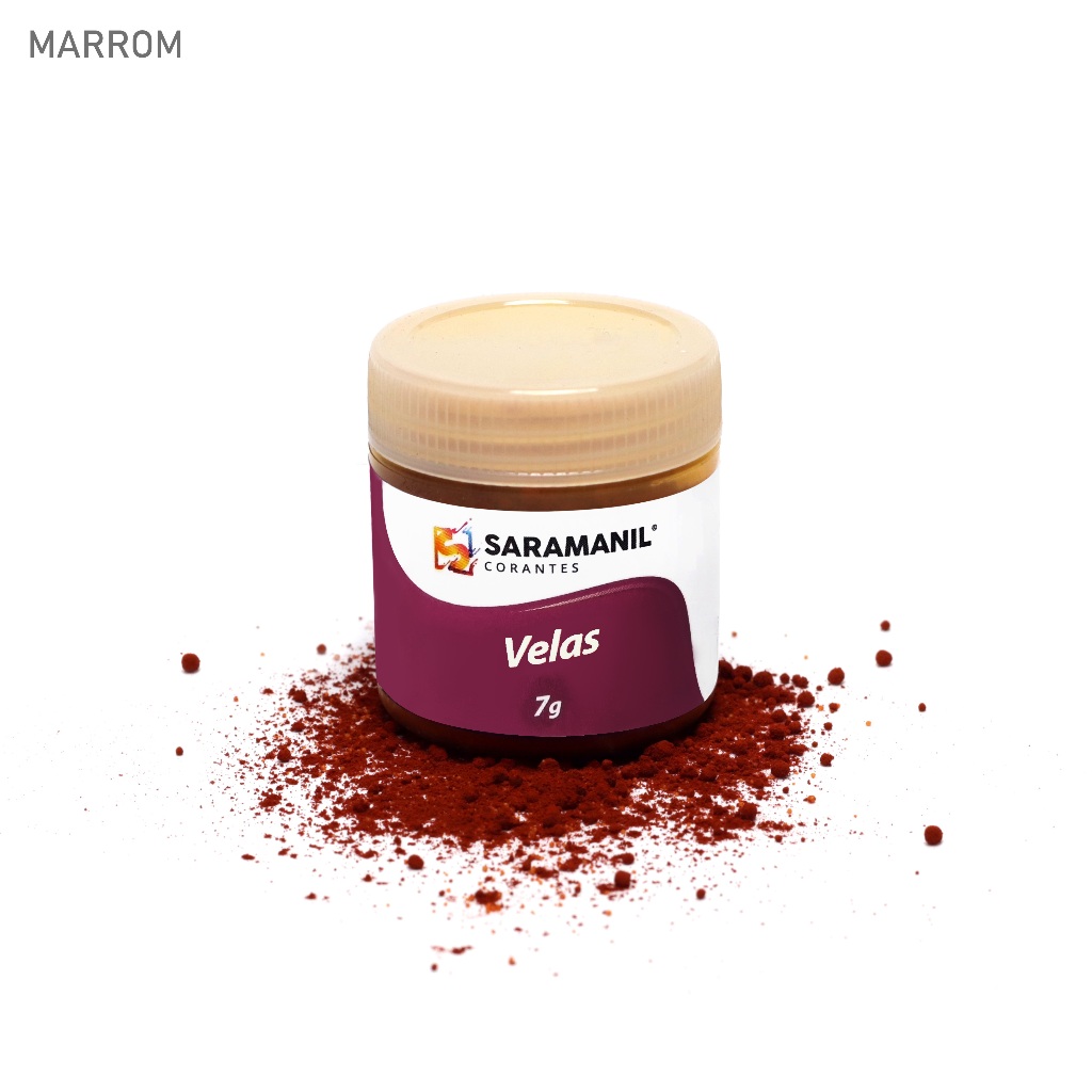 Corante Marrom para Velas Saramanil