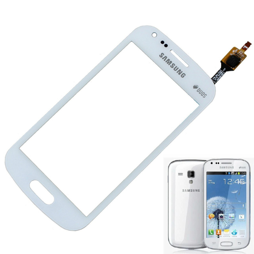 Peça Touch compatível com Samsung S Duos 2 Galaxy S7582 / S7580 - Branco  Tela Vidro