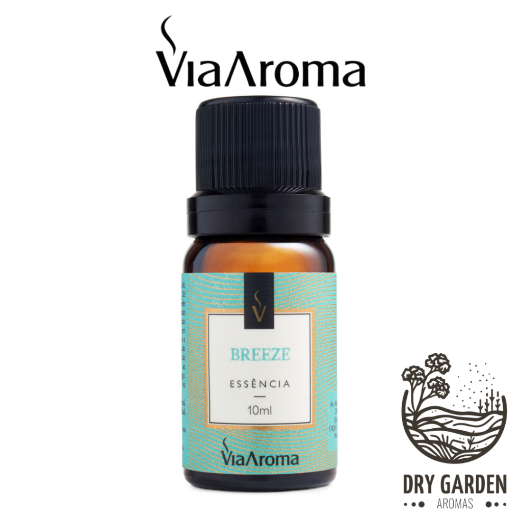 Essência Via Aroma 10ml - Breeze -  Para Difusor Aromatizador