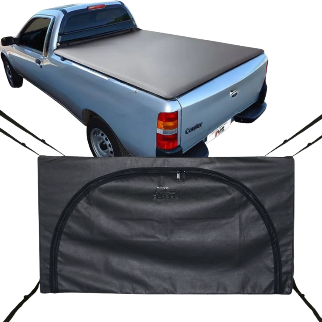 Bolsa Carroceria Caçamba Ecobag Flash Cover Courier Protege Sua Carga 296L Com Ziper Preto