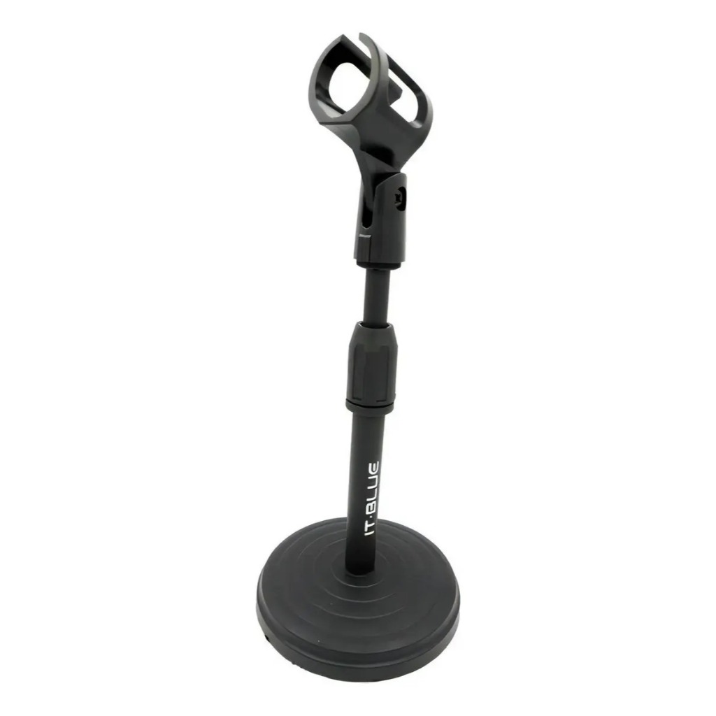 Pedestal Suporte de Mesa It-Blue Preto LE-3602 Base Redonda 22-34cm