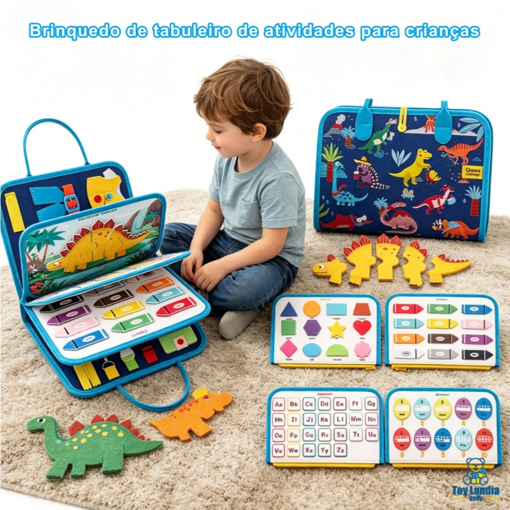 Brinquedos Sensoriais Básicos De Habilidades De Vida Para Toddlers Montessori Busy Board Crianças