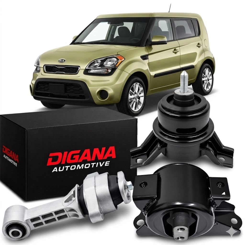 Kit Calço Coxim Do Motor Kia Soul 1.6 16v 2011 2012 2013 14