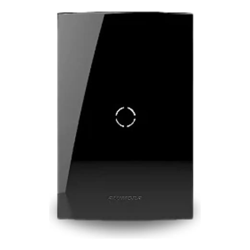 Placa 4x2 Cega Inova Pro Alumbra Black Piano 85529 C/sup