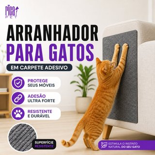 Arranhador Adesivo para Sofá: R$ 14,98 🐾