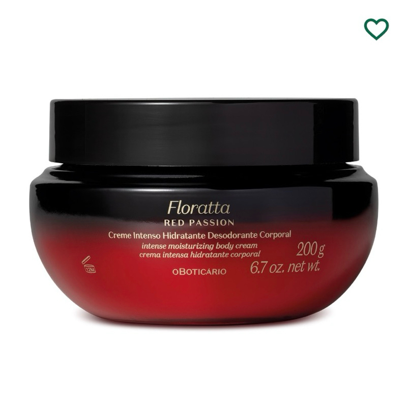 Floratta Red Passion - Hidratação Intensa, Fragrância Sofisticada, Toque Aveludado 200G