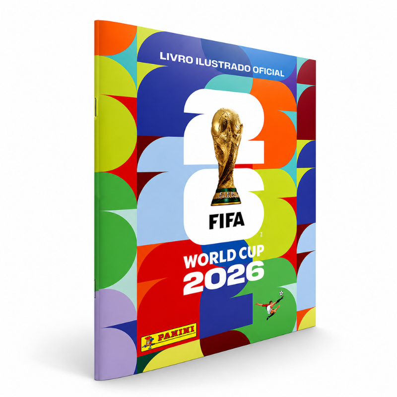 Álbum Figurinha Copa Do Mundo Fifa 2026 Futebol Capa Mole