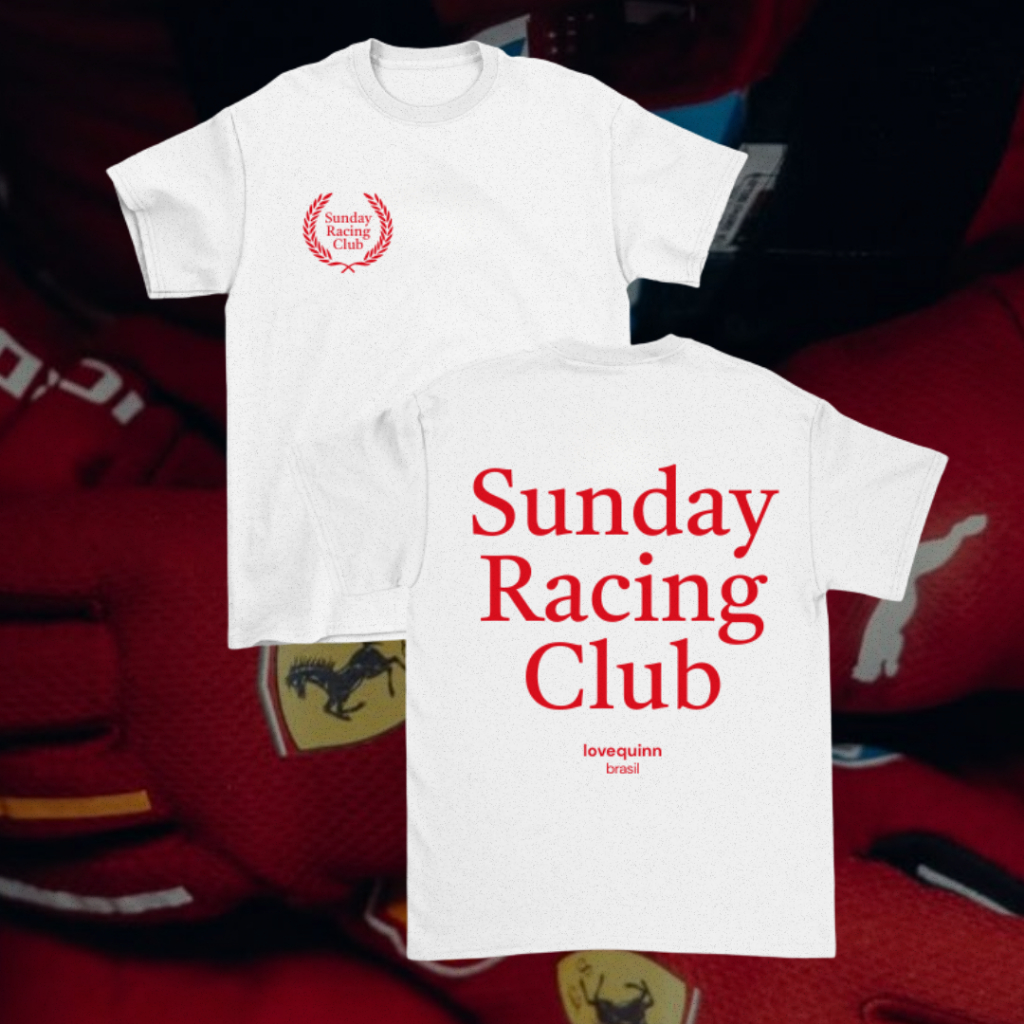 Camiseta Sunday Racing Club Scuderia Ferrari F1 Team | Lewis Hamilton #44 Charles Leclerc #16 Tifosi