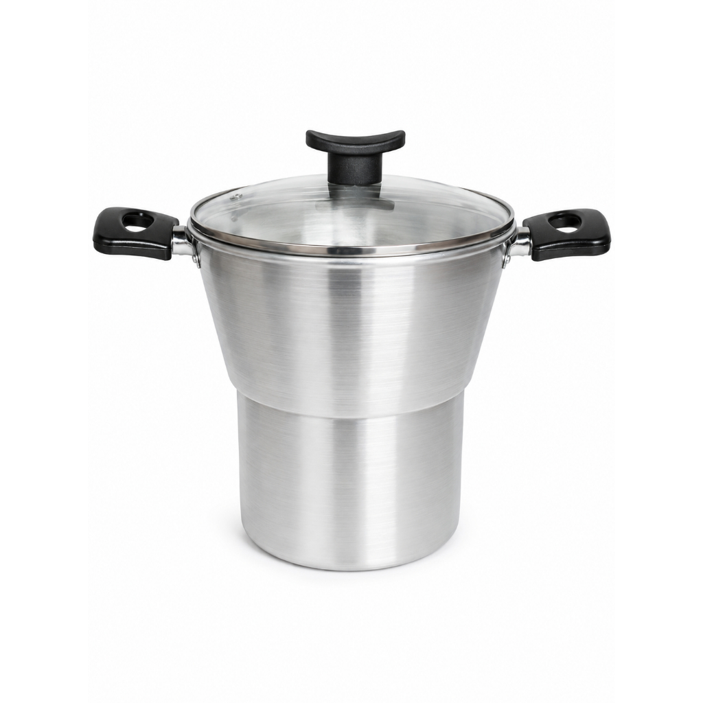Cuscuzeiro De Alumínio Panela Cuscuzeiro Média 16 cm
