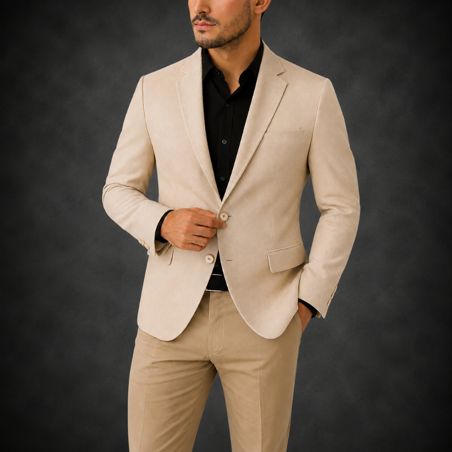 Blazer Masculino Linho Alfaiataria Premium 2 Botões