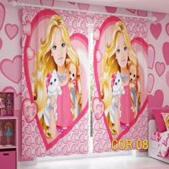 Cortina Barbie sem ilhos 2,00x1,50 COR 08
