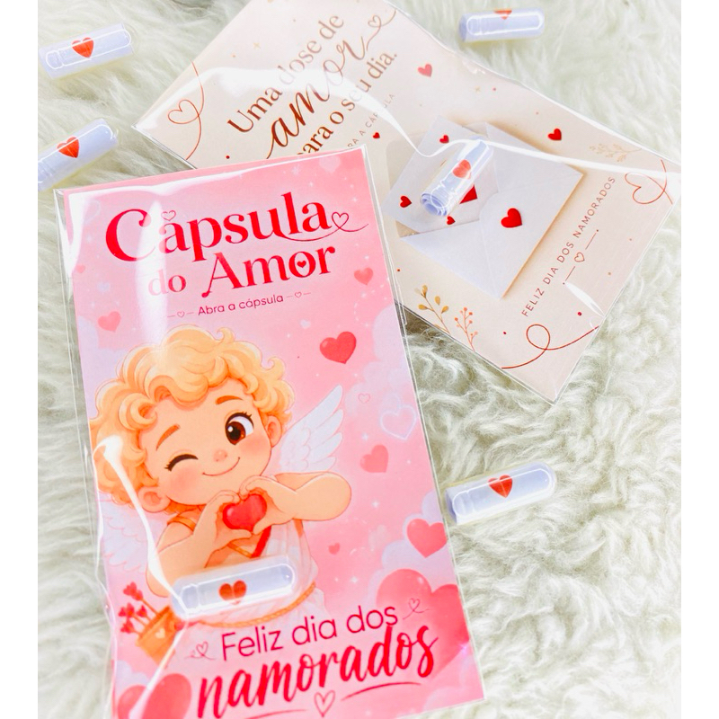 10/20 tag com cápsula de mensagem dia dos namorados para clientes amor lembrancinha fofa love casais comércios