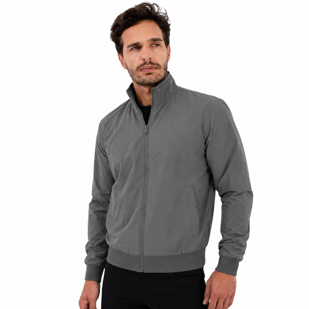 Jaqueta Masculina Bomber Casual Casaco Inverno Zíper Matelassê