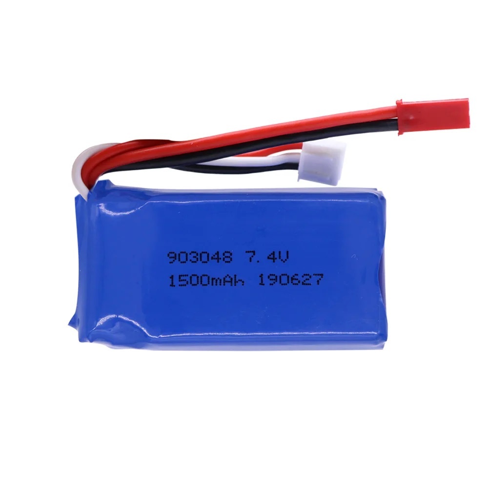 1xBats Wltoys 7.4v 1500mah 903048 A959 V912 V913 A949 A969