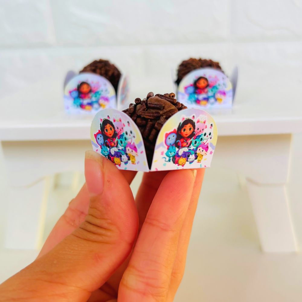 Forminha de Doces Tema A Casa Mágica Da Gabby / Personalizada / Lembrancinha de Festa /Aniversário