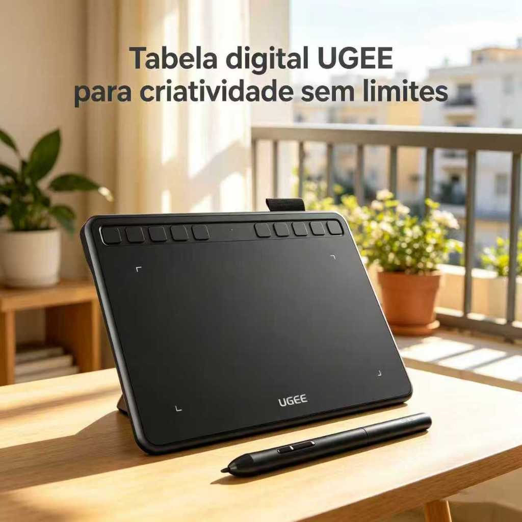 UGEE S640 Mesa Digitalizadora Tablet 6,3 Com Caneta Desenho Envio Imediato