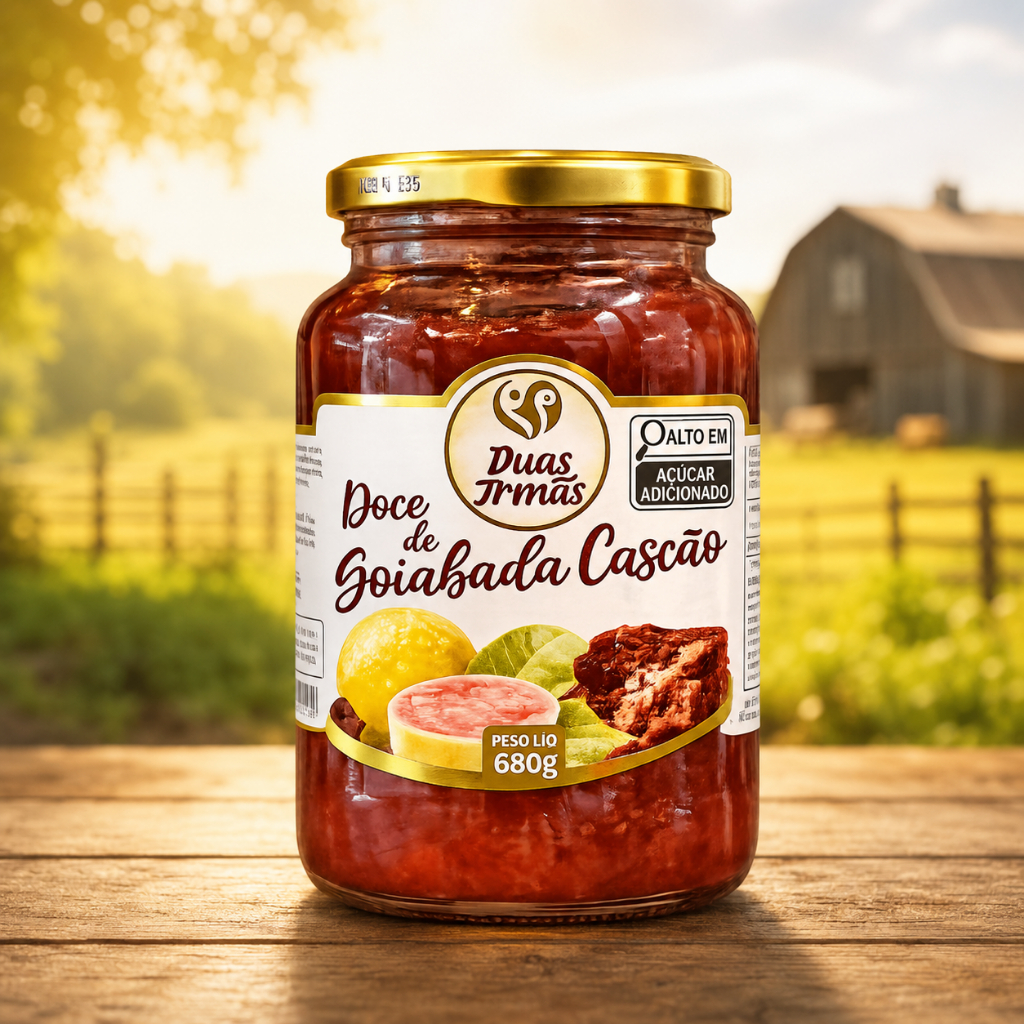 Doce de Goiabada Cascão Duas Irmãs 680g