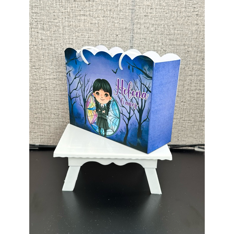 Sacolinha WANDINHA personalizada | PEGUE E MONTE | Lembrancinha | Festa Infantil | Aniversário