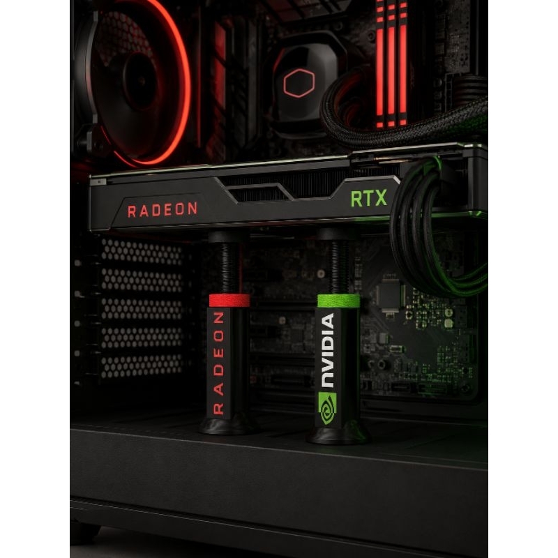 Suporte Anti-Sag GPU Ajustável para Placa de Vídeo | Anti Empenamento RTX Radeon Gamer 🚀