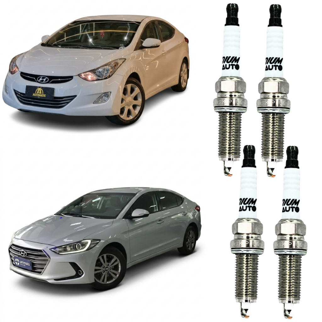 Kit Vela De Ignição Hyundai Elantra 1.8 16v 2012 2013 2014 2015 2016 2017 2018 2019 SILZKR7B11