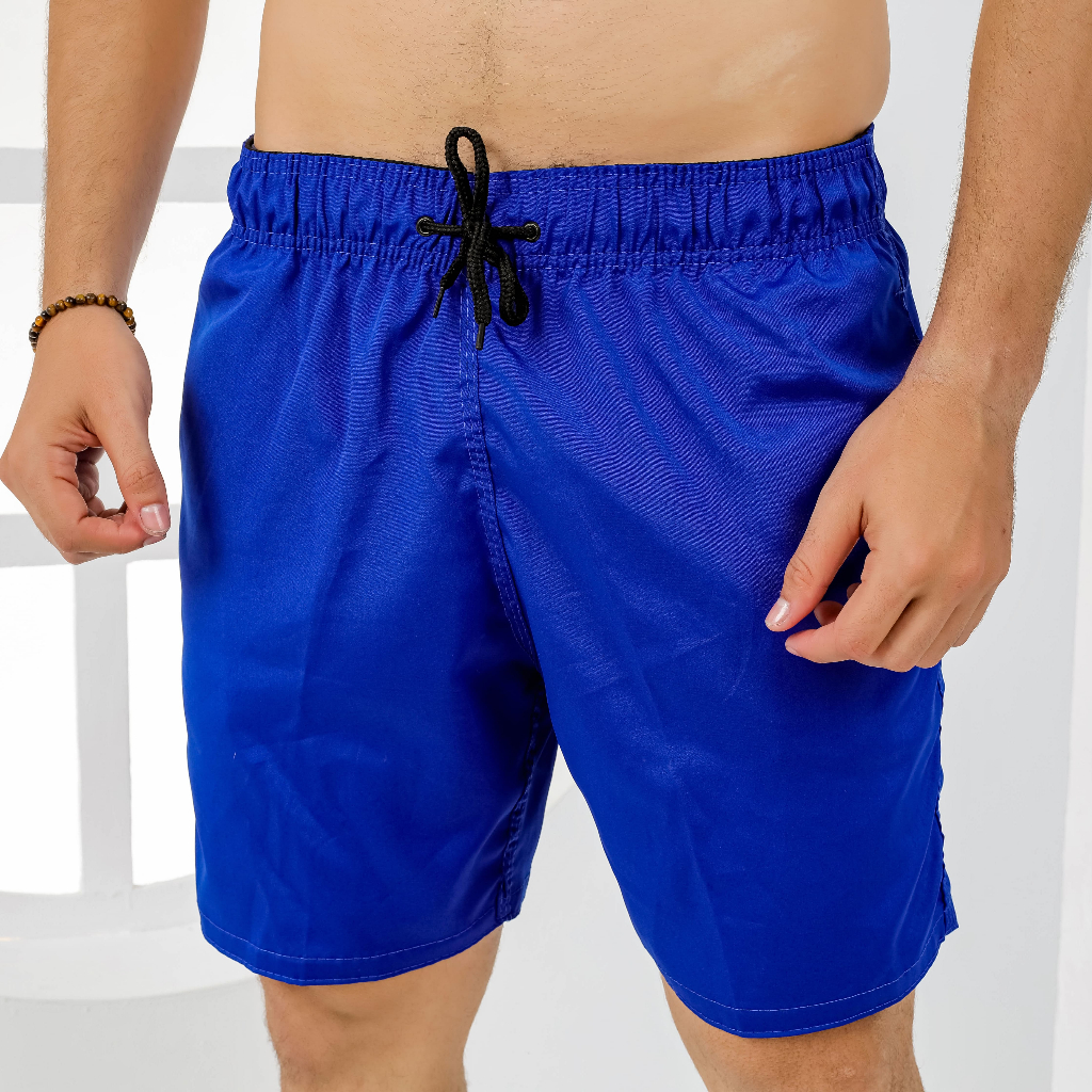 Short elastano masculino ideal para praia, piscina, caminhada e academia