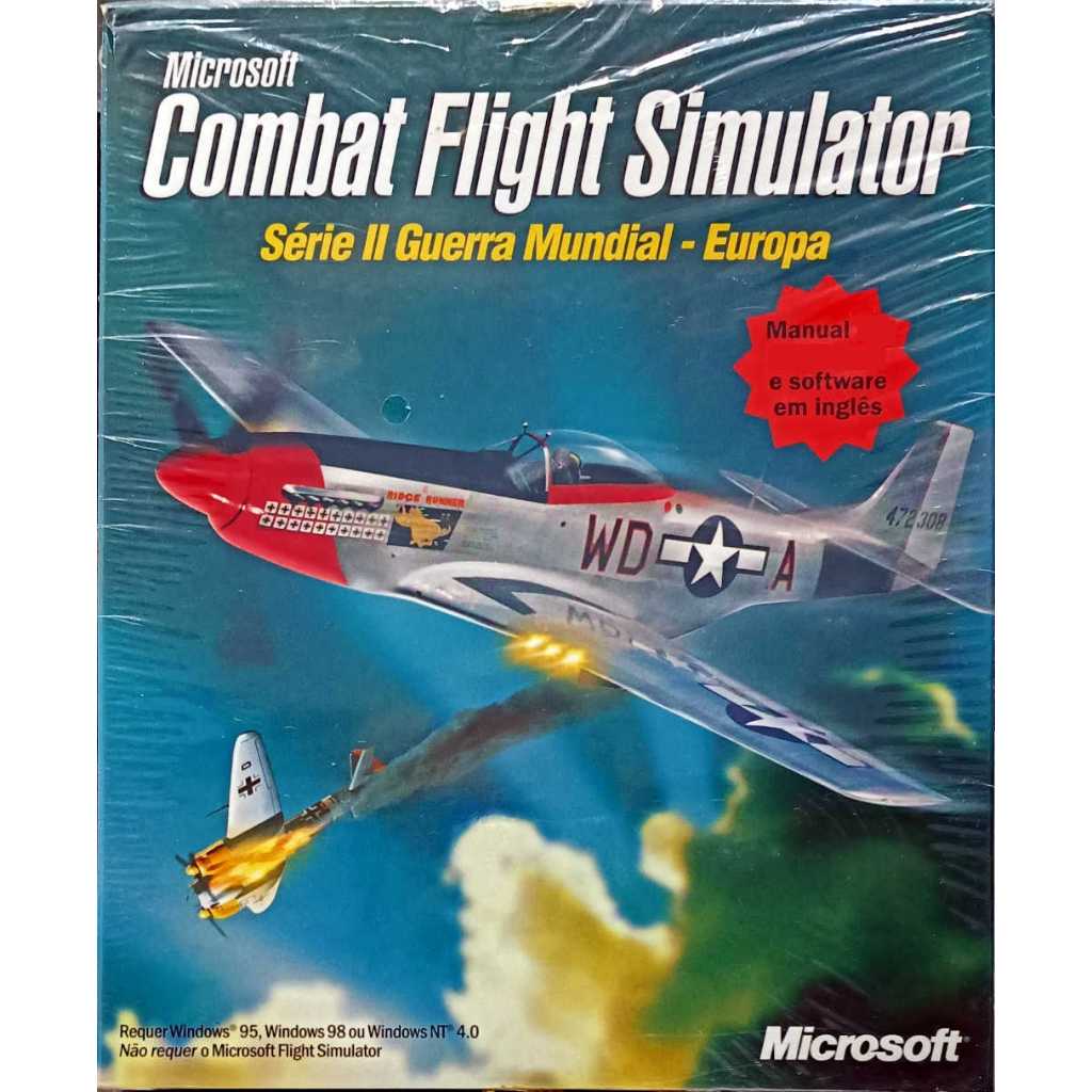 Microsoft Combat Flight Simulator Série II Guerra Mundial Europa p/ Windows (usado)