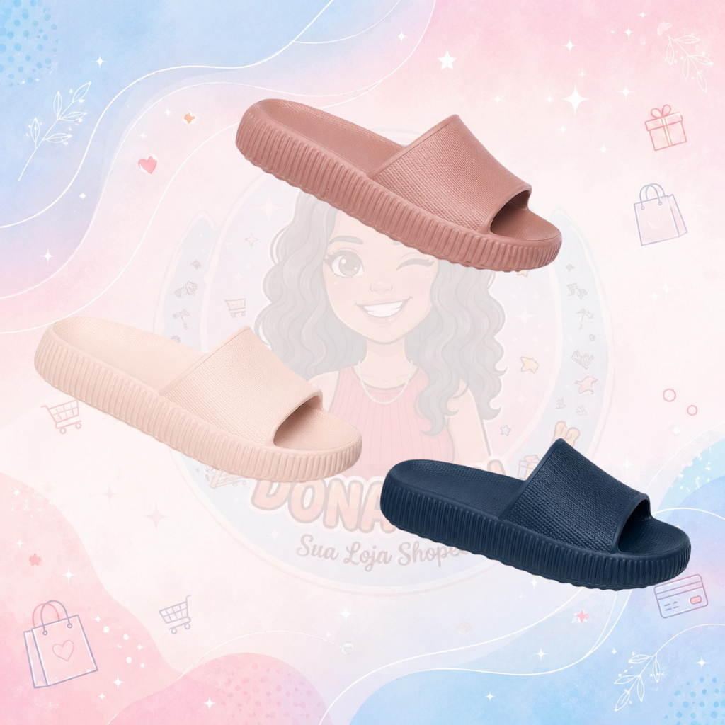 Chinelo Infantil Nuvem em EVA - Leve e Macio para Menino e Menina | Dona Dyn