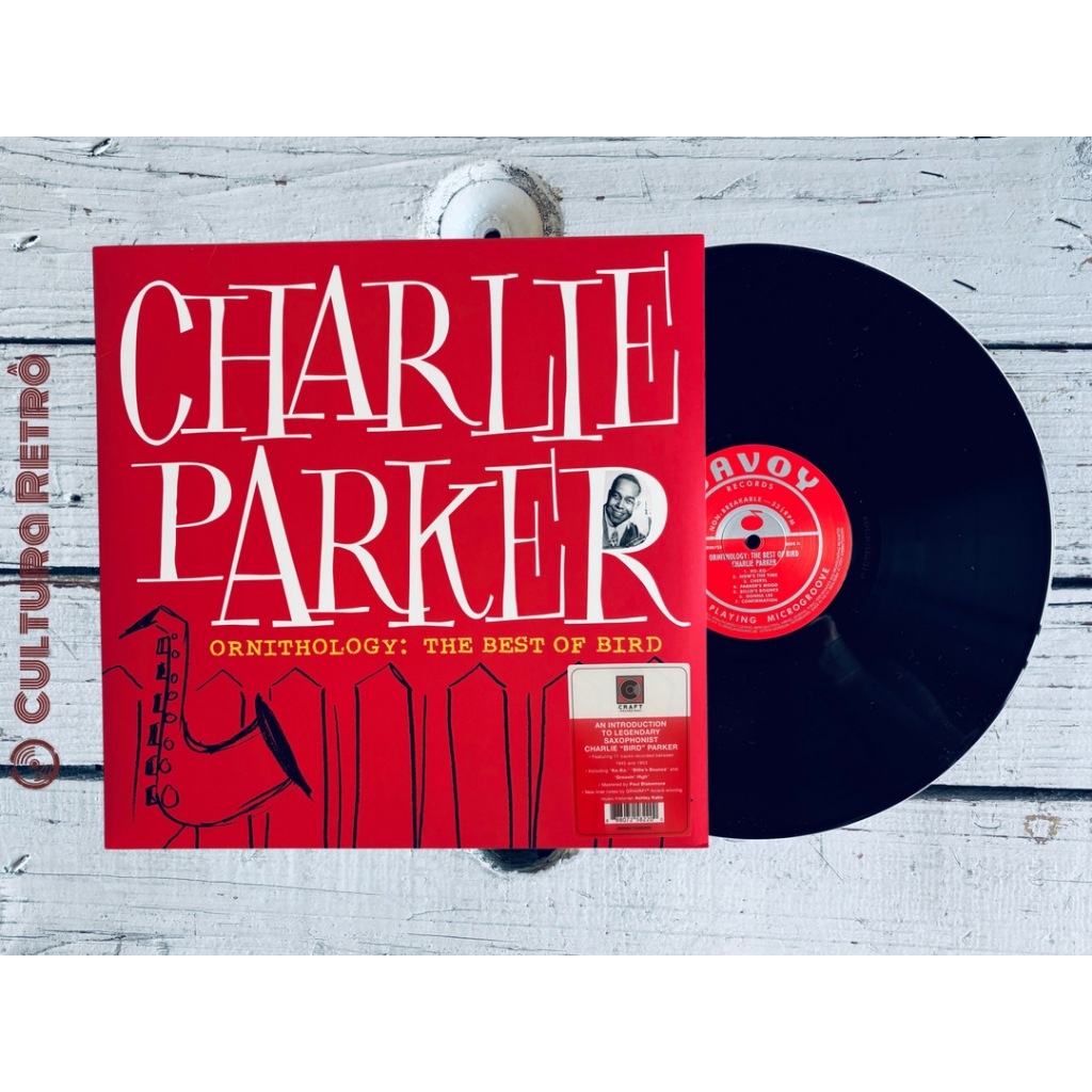 LP THE BEST OF BIRD CHARLIE PARKER 2024 ( LACRADO/ PRETA)