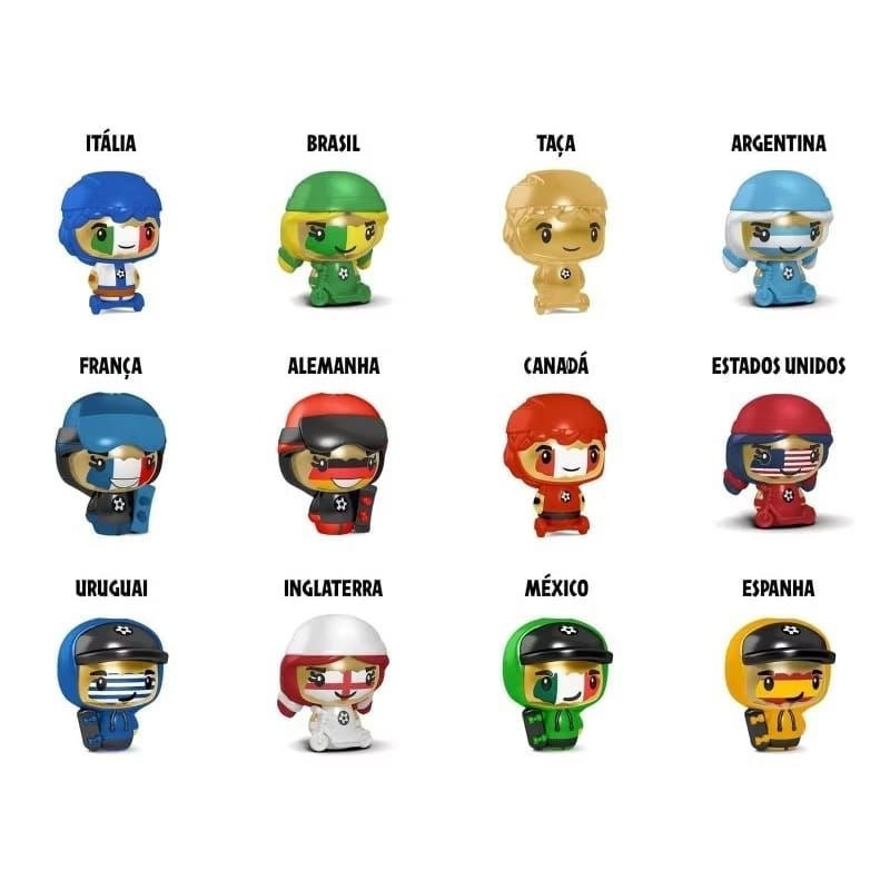 COMPLETE SUA COLECAO KINDER OVO COPA DO MUNDO SELECOES FIFA