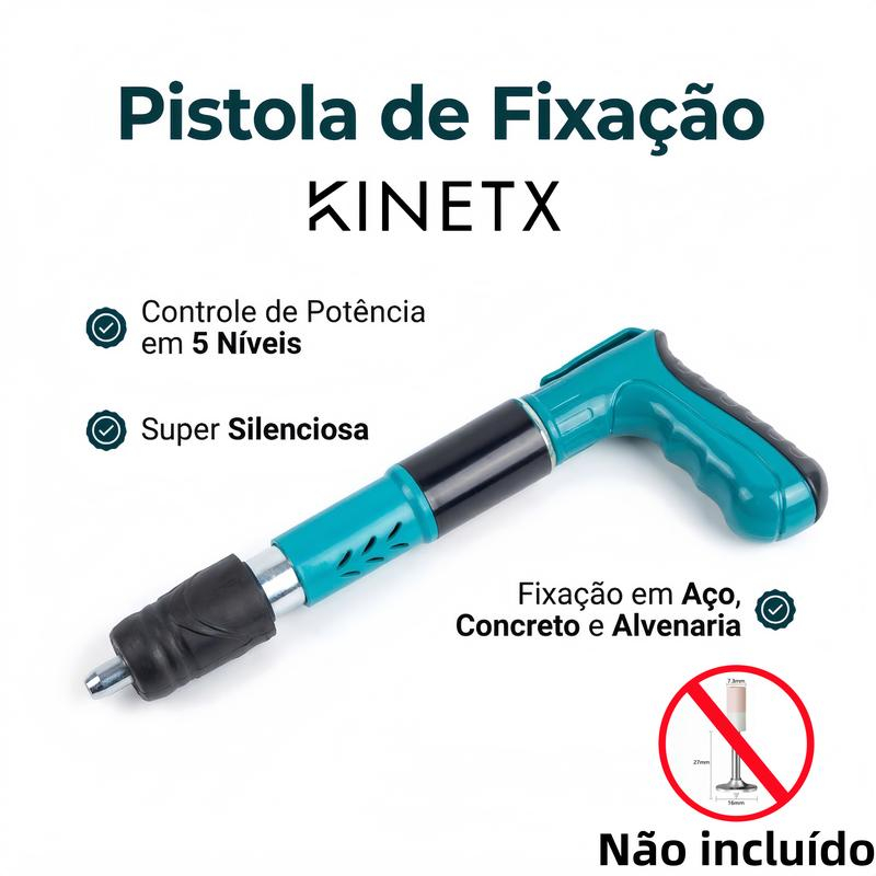 Pistola Finca Pinos Manual De Fixação Aço Concreto Teto Gesso Ferramenta Profissional Alta Pressão