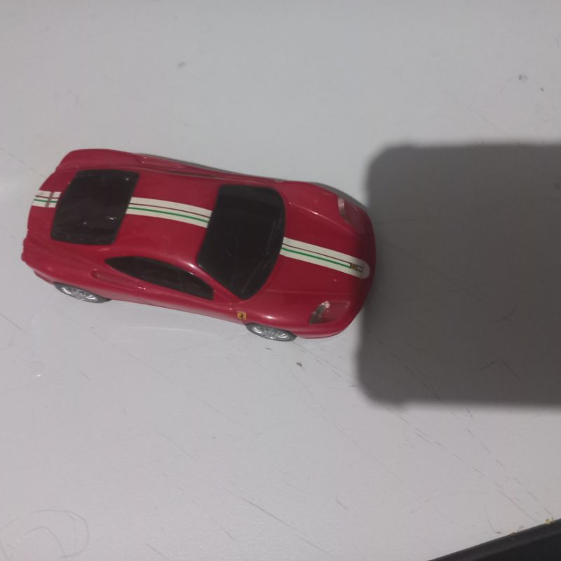 carrinho Ferrari posto shell 11cm comp