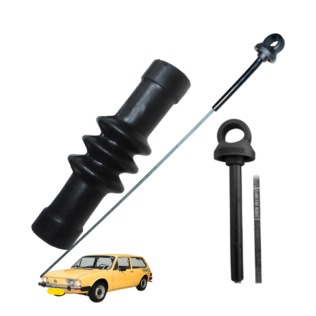 Vareta Medidora Nivel Oleo Motor + Sanfona Borracha Brasília 1974 1975 1976 1977 1978 1979 1980.....