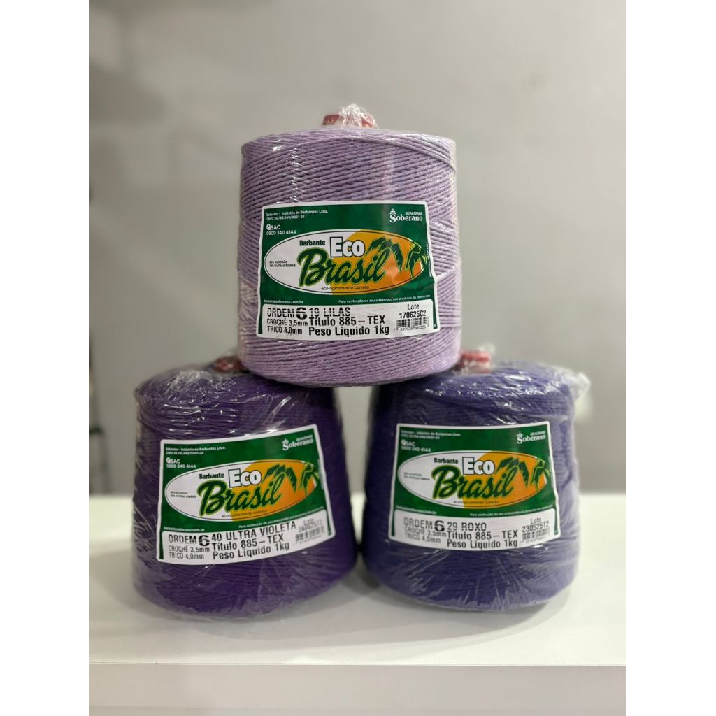 Barbante Eco Brasil - N6 1kg