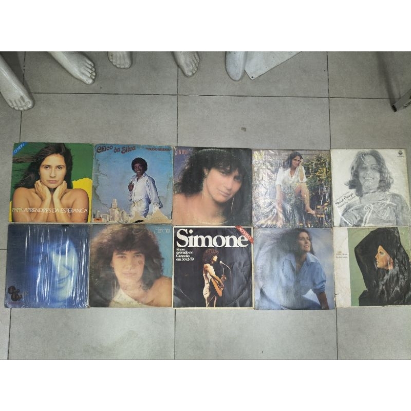 10 lps vinil MPB pop rock samba vinil discos dance house w3