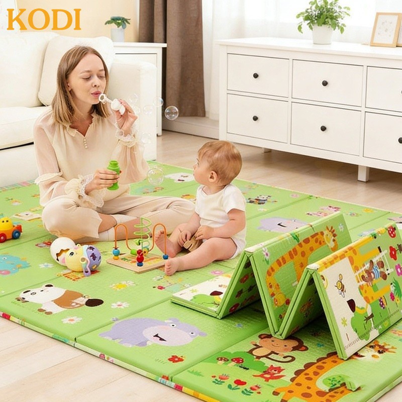 Tapete Infantil Dobrável Dupla Face À Prova D'água Atividade Bebê Impermeável 180*200*0.8cm-S13