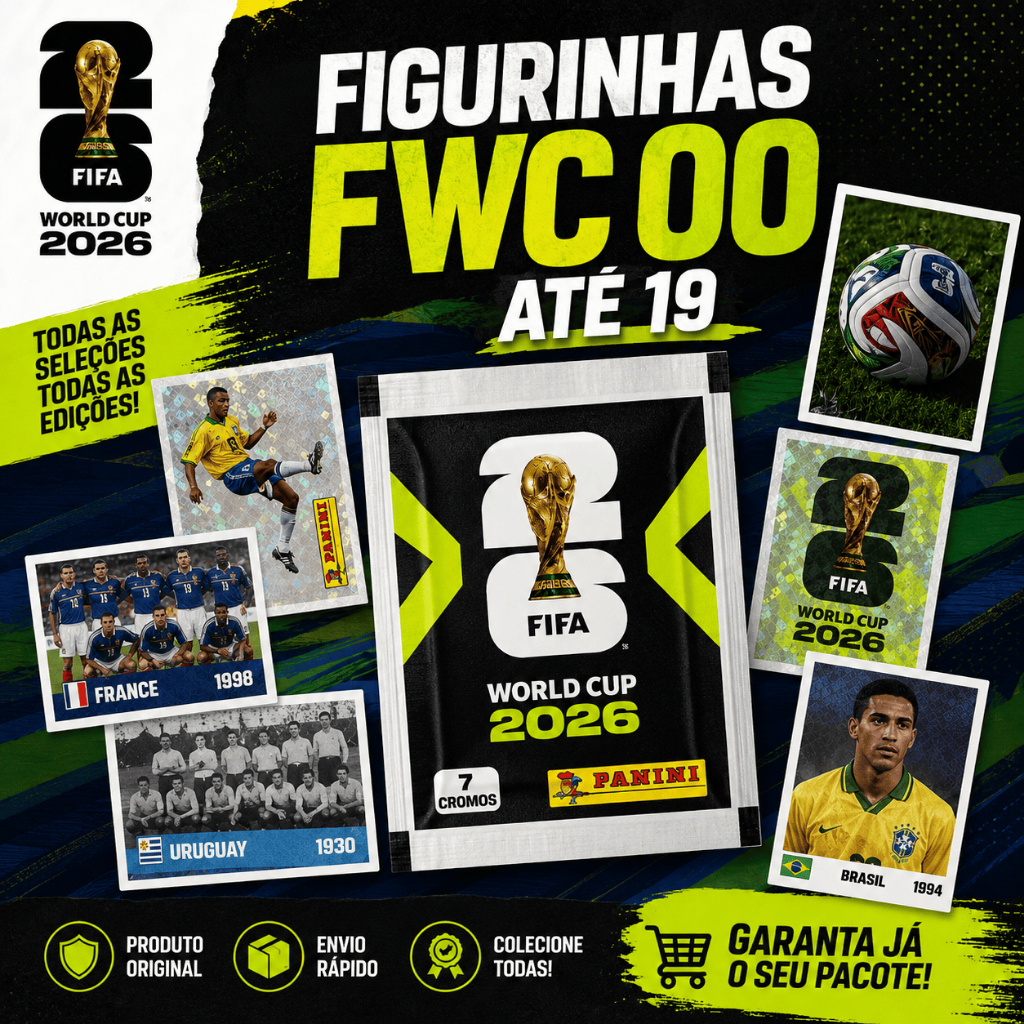 Figurinhas FWC Originais Copa do Mundo 2026
