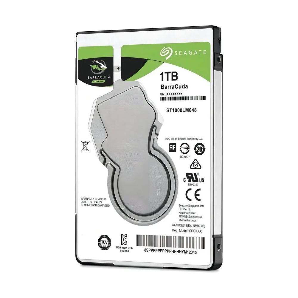 HD Para Notebook Seagate 1TB Barracuda 2,5 ST1000LM048