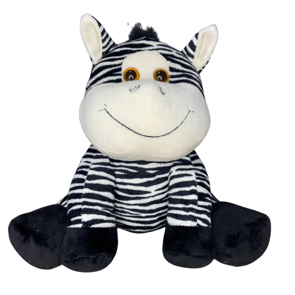 Bichinho de Pelúcia Coleção Safari 30 cm Decoração Infantil Leão Zebra Girafa Raposa Macaco onça e Elefante