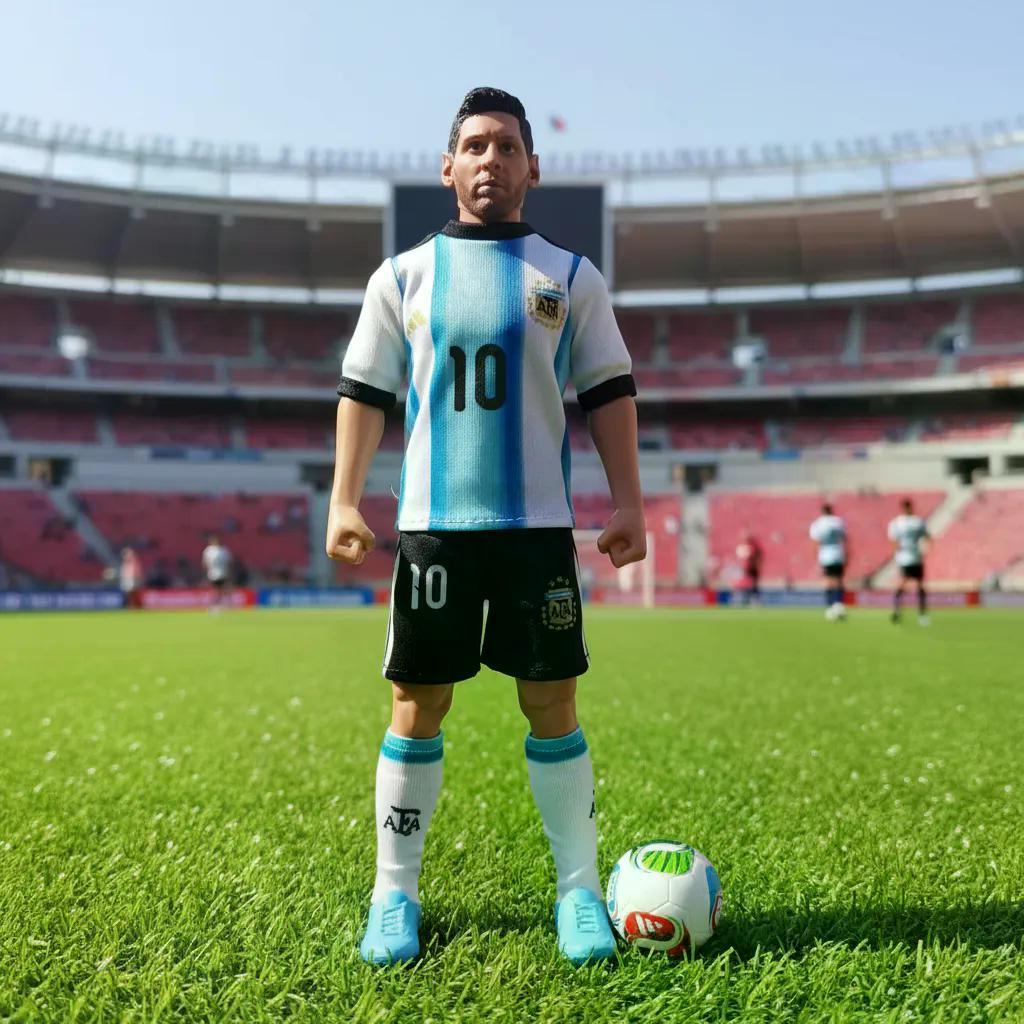 Boneco Jogadores da Copa 2026 35 cm We Are World Cup 2026 Neymar,Cr7,Messi