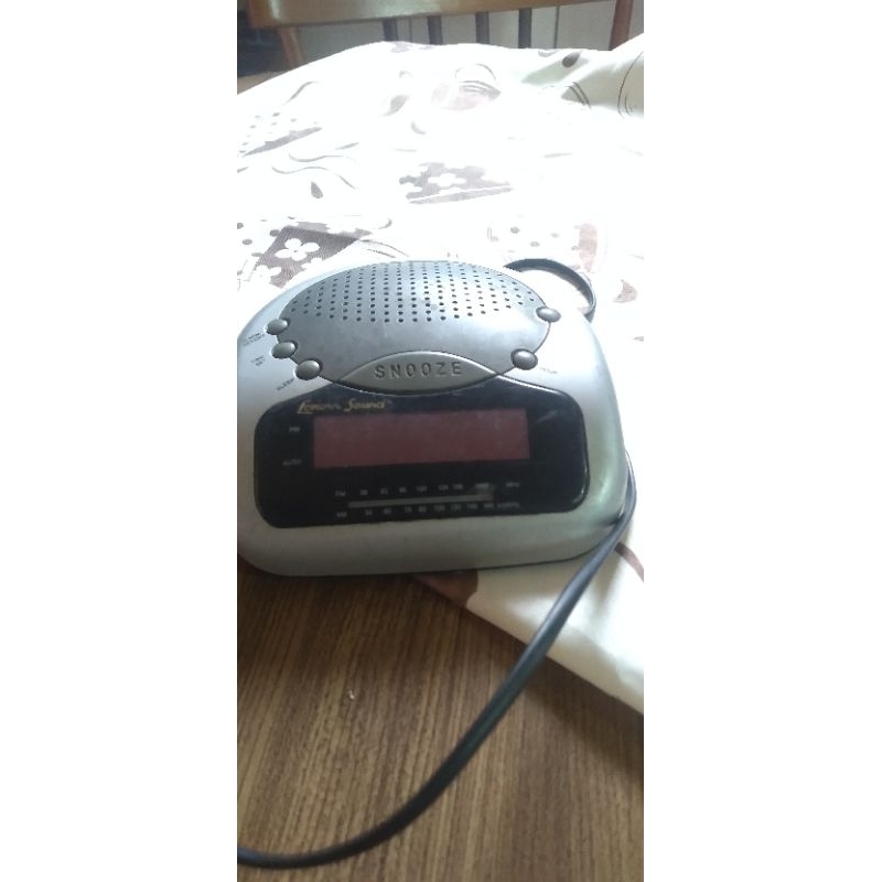 rádios relogio lote 5 radios funcionando