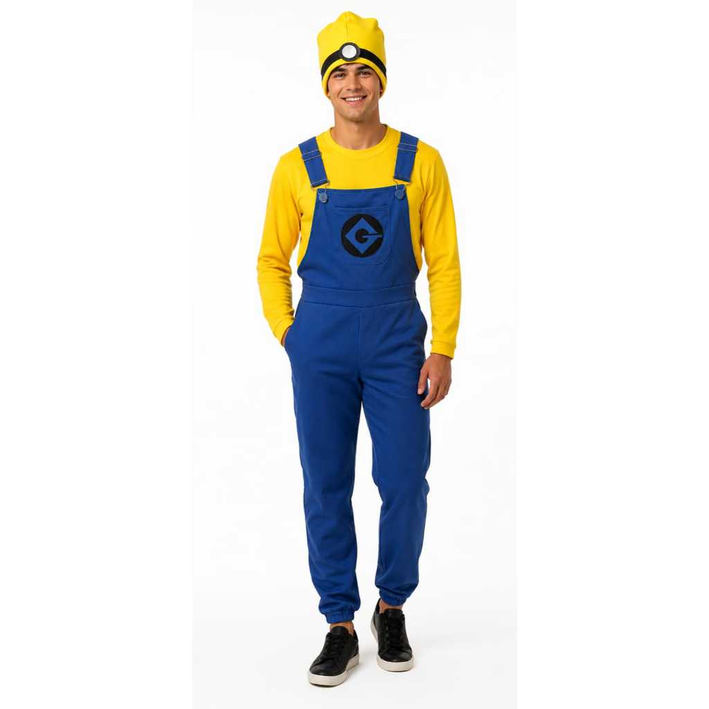 fantasia tipo minion infantil e adulto