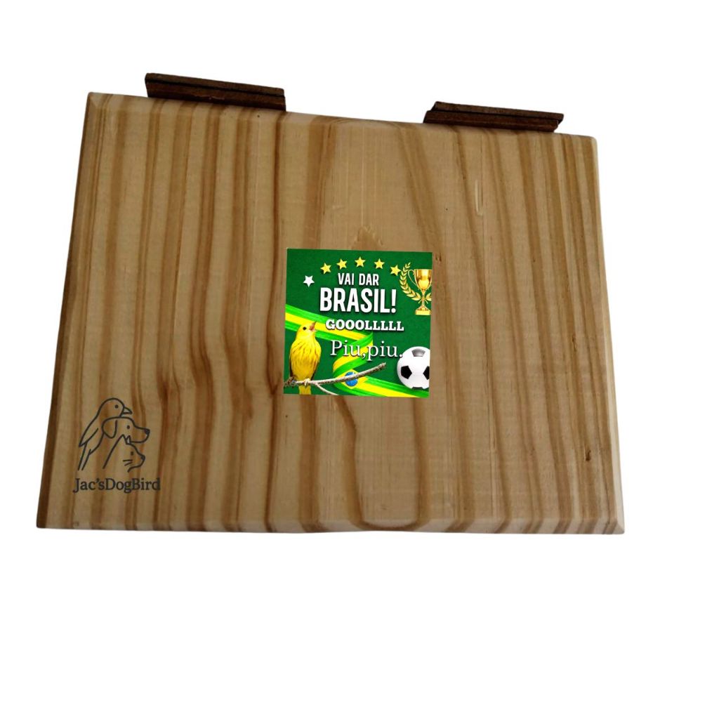 Poleiro Plataforma de Passaros Descanso 20cm Gaiola Para Calopsita, Papagaio, Periquito, Agapornis