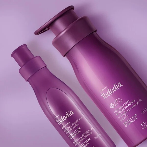 Tododia Ameixa e Flor de Baunilha. Body Splash 200ml ou Hidratante 400ml ou kit Hidratante +Body Splash.