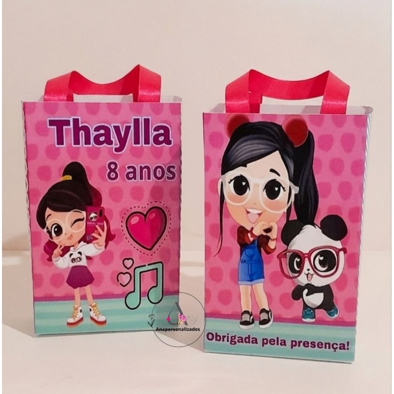 10 a 30 Sacolinhas Personalizadas Para Lembrancinhas/ Diversos Temas/ Sacolinhas Surpresa/  lembrancinhas Luluca