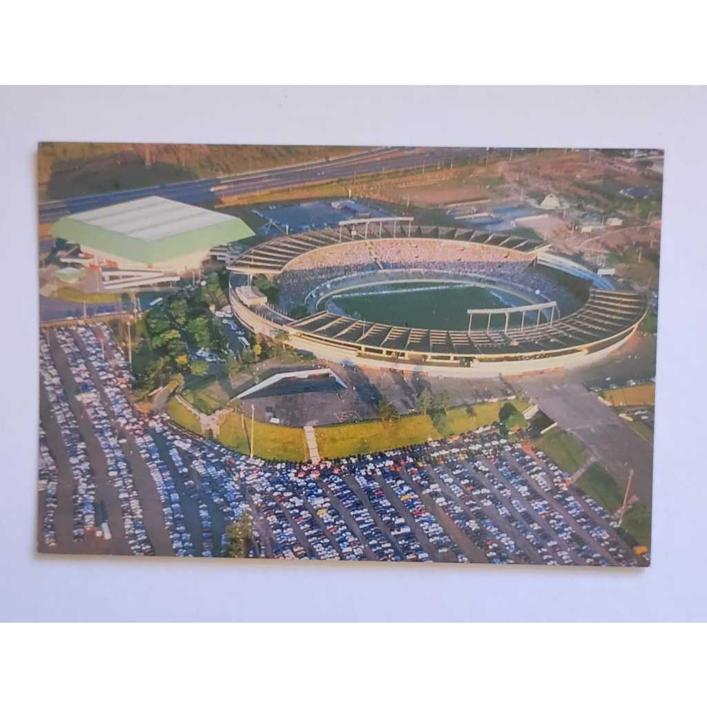 Cartão Postal Colorido do Estádio Serra Dourada em Goiânia Goiás Foto Aérea