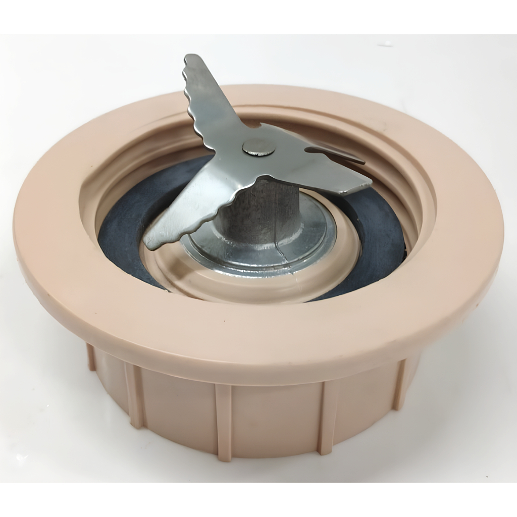 Acoplamento / Base Liquidificador Arno Antigo Modelo LSA (Pescoço Metal) - Bege Claro