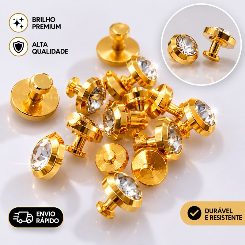 Ponto de luz kit 5 pares 10 unidades