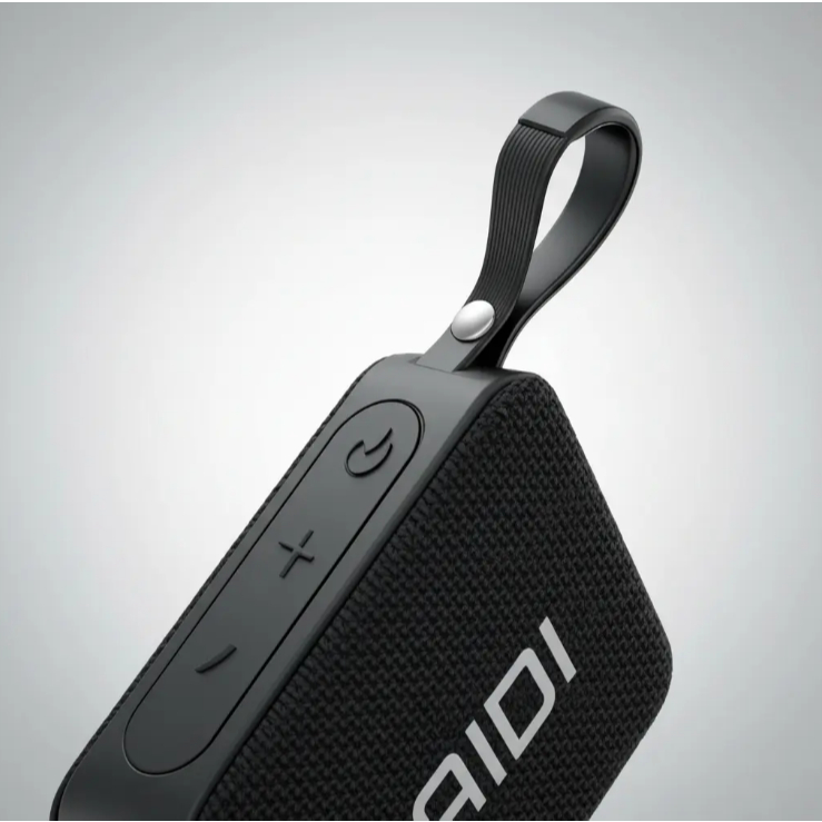 Caixa de Som Bluetooth Portátil Kaidi KNC-826 Preto LED RGB Som Potente