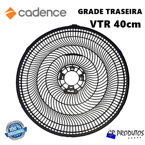 Grade CADENCE Traseira Ventilador Preto 40cm ORIGINAL — imagem 2 de 2